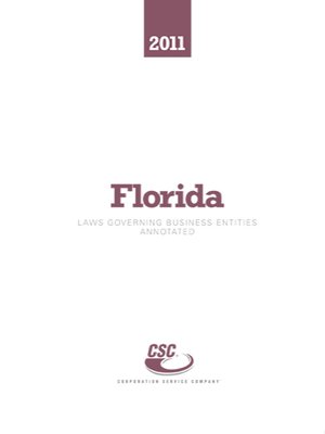 cover image of CSC Florida Laws Governing Business Entities